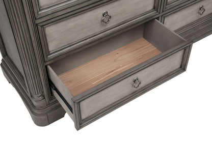 Cresswell 4-piece California King Storage Bedroom Set Taupe