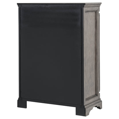 Cresswell 5-piece California King Storage Bedroom Set Taupe