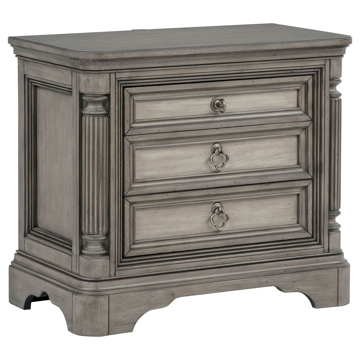 Cresswell 4-piece Queen Storage Bedroom Set Weathered Taupe