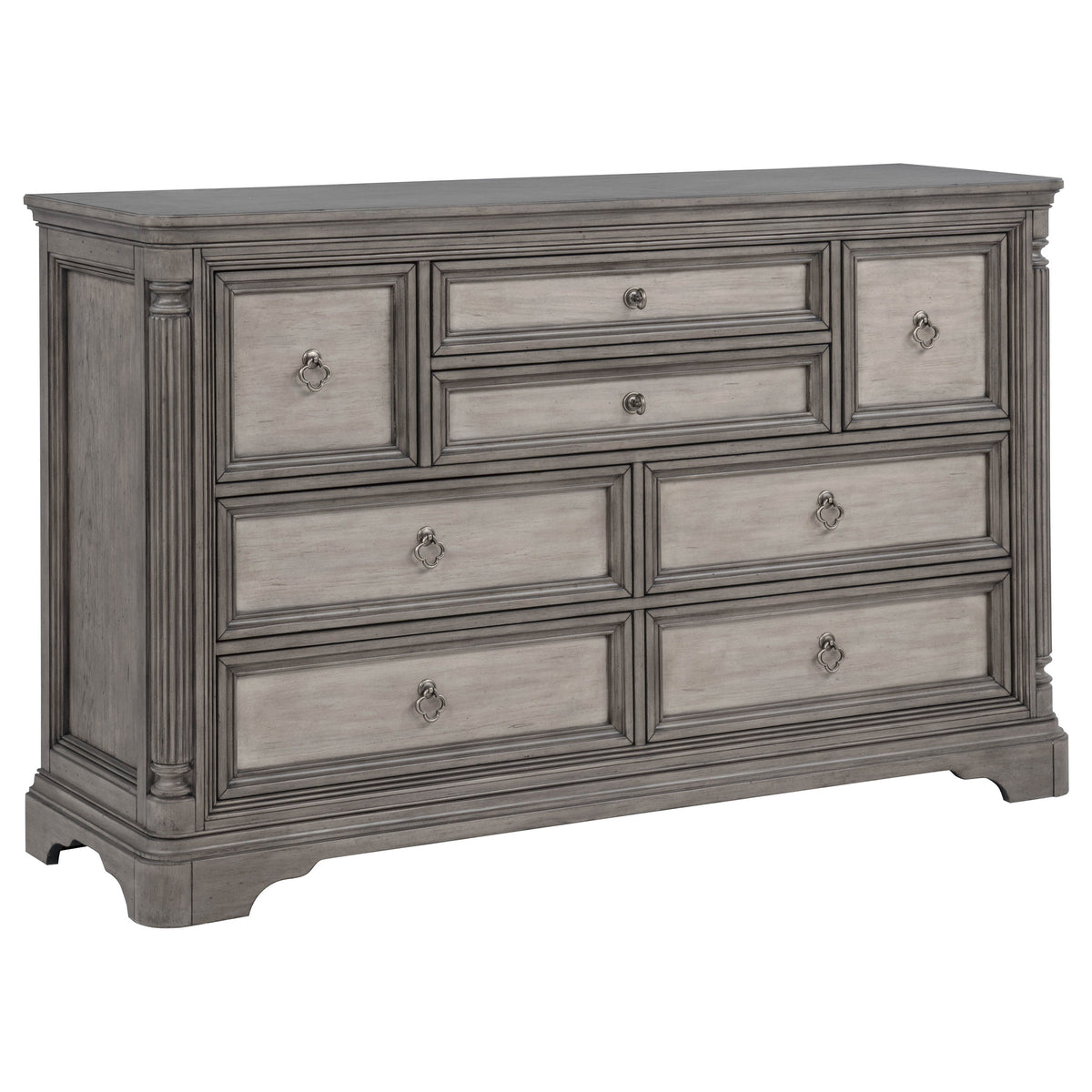 Cresswell 5-piece Queen Storage Bedroom Set Weathered Taupe
