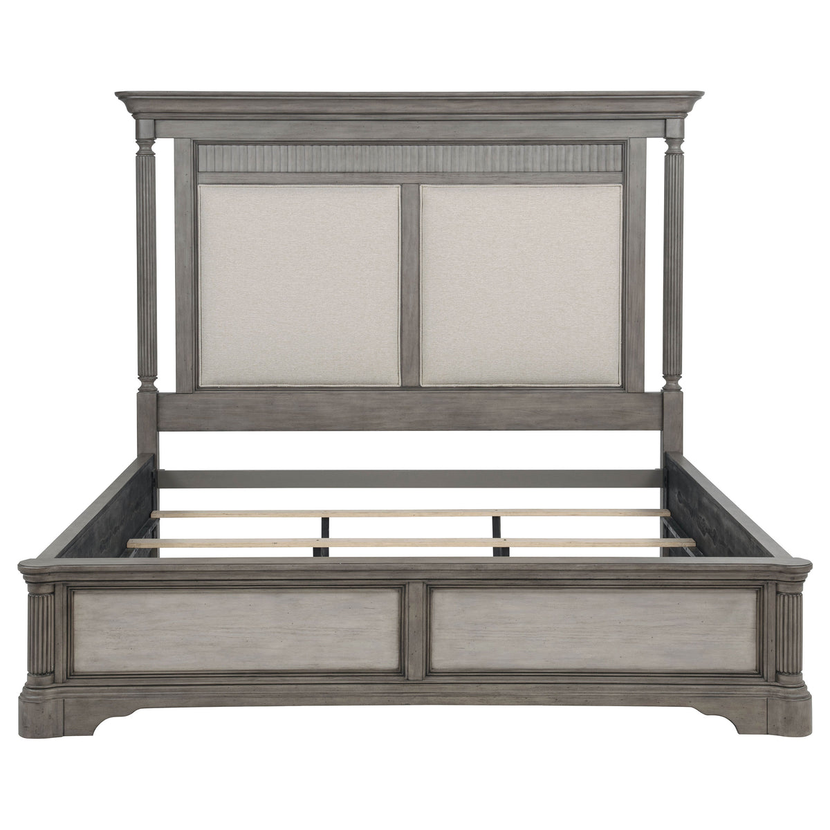Cresswell 5-piece Eastern King Bedroom Set Weathered Taupe