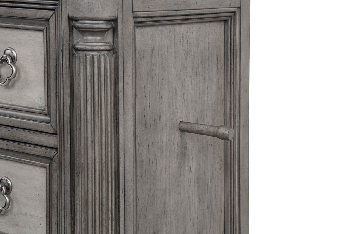 Cresswell 5-piece Queen Bedroom Set Weathered Taupe