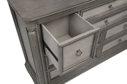 Cresswell 8-drawer Bedroom Dresser Weathered Taupe