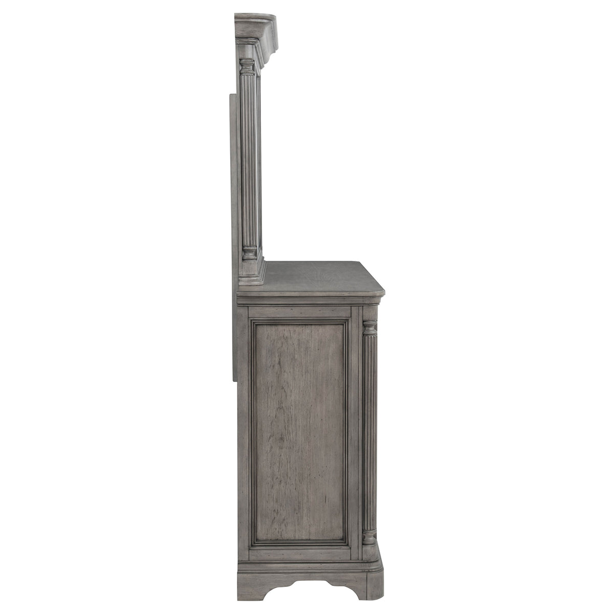 Cresswell 8-drawer Dresser with Mirror Weathered Taupe
