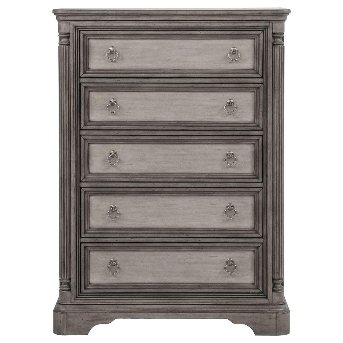 Cresswell 5-drawer Chest of Drawers Weathered Taupe
