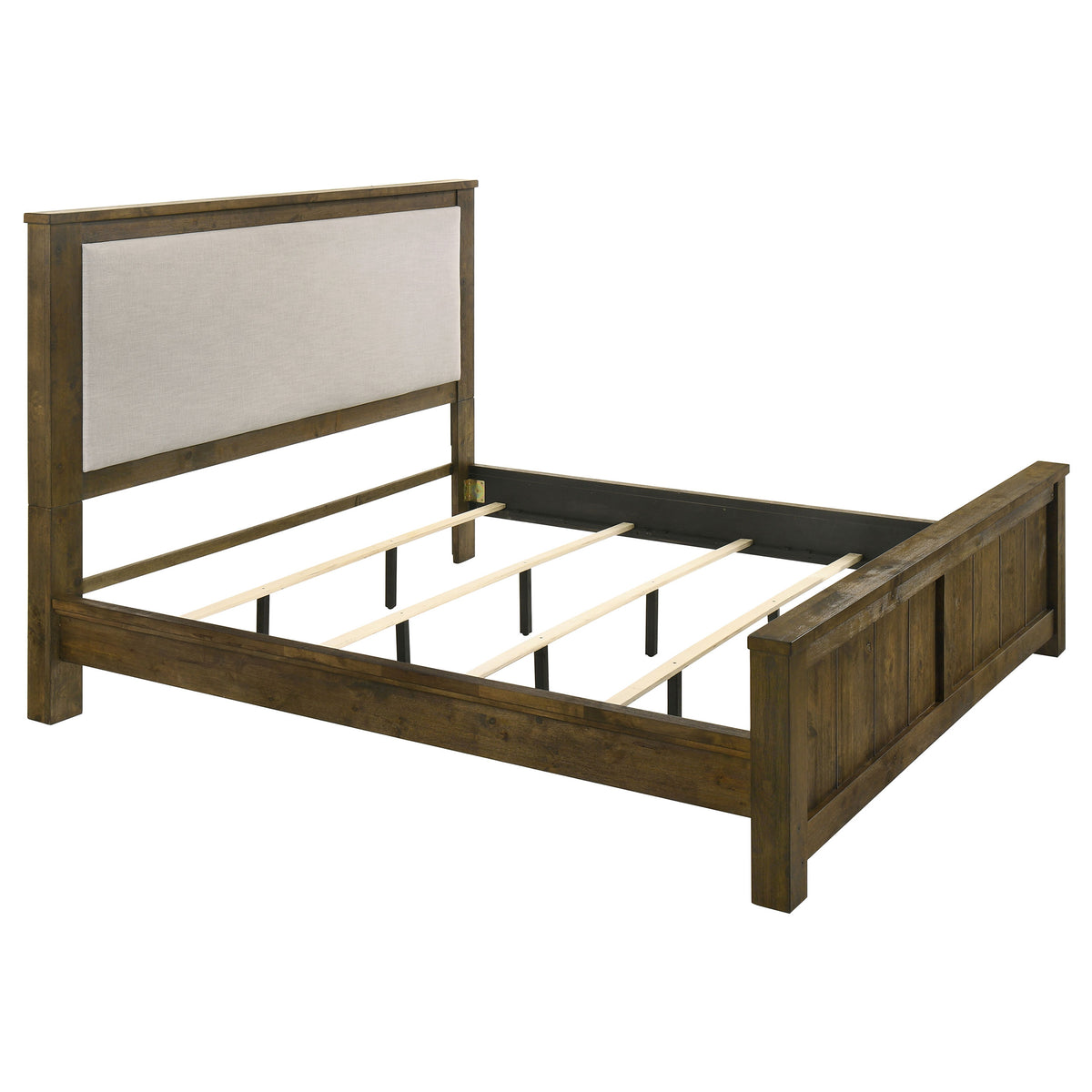 Doherty 4-piece Eastern King Bedroom Set Rustic Brown