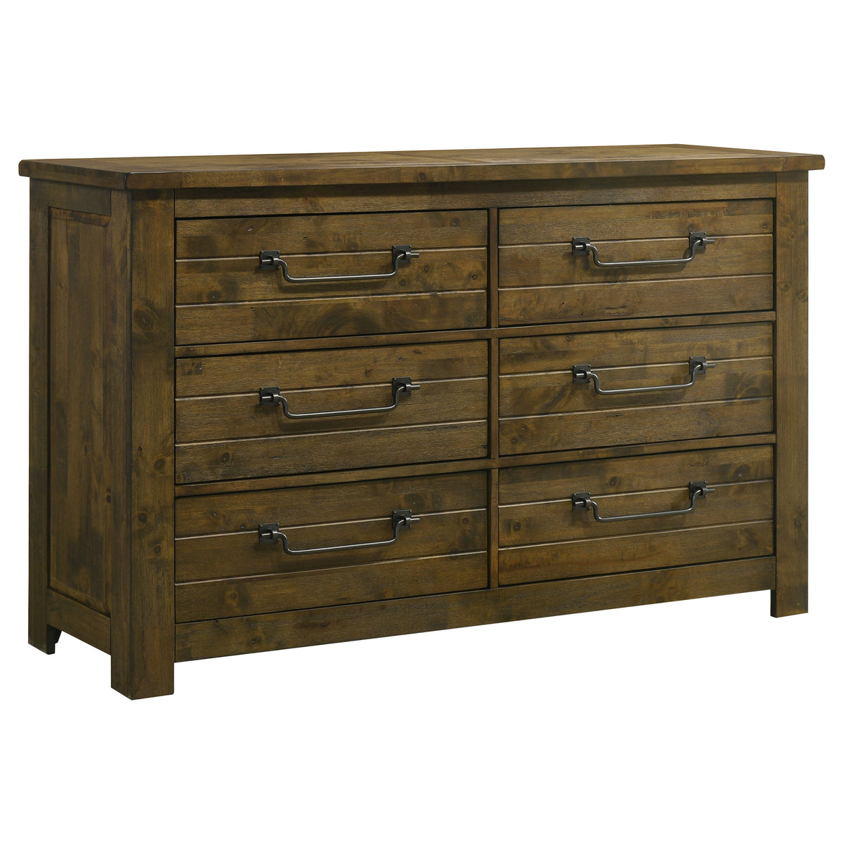 Doherty 4-piece Eastern King Bedroom Set Rustic Brown