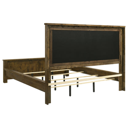 Doherty 4-piece California King Bedroom Set Rustic Brown