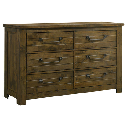 Doherty 4-piece Queen Bedroom Set Rustic Brown