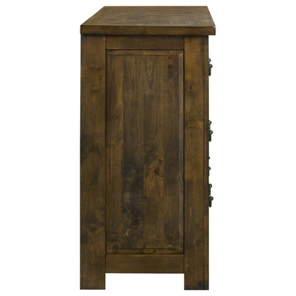 Doherty 6-drawer Bedroom Dresser Rustic Brown
