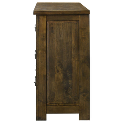 Doherty 6-drawer Bedroom Dresser Rustic Brown