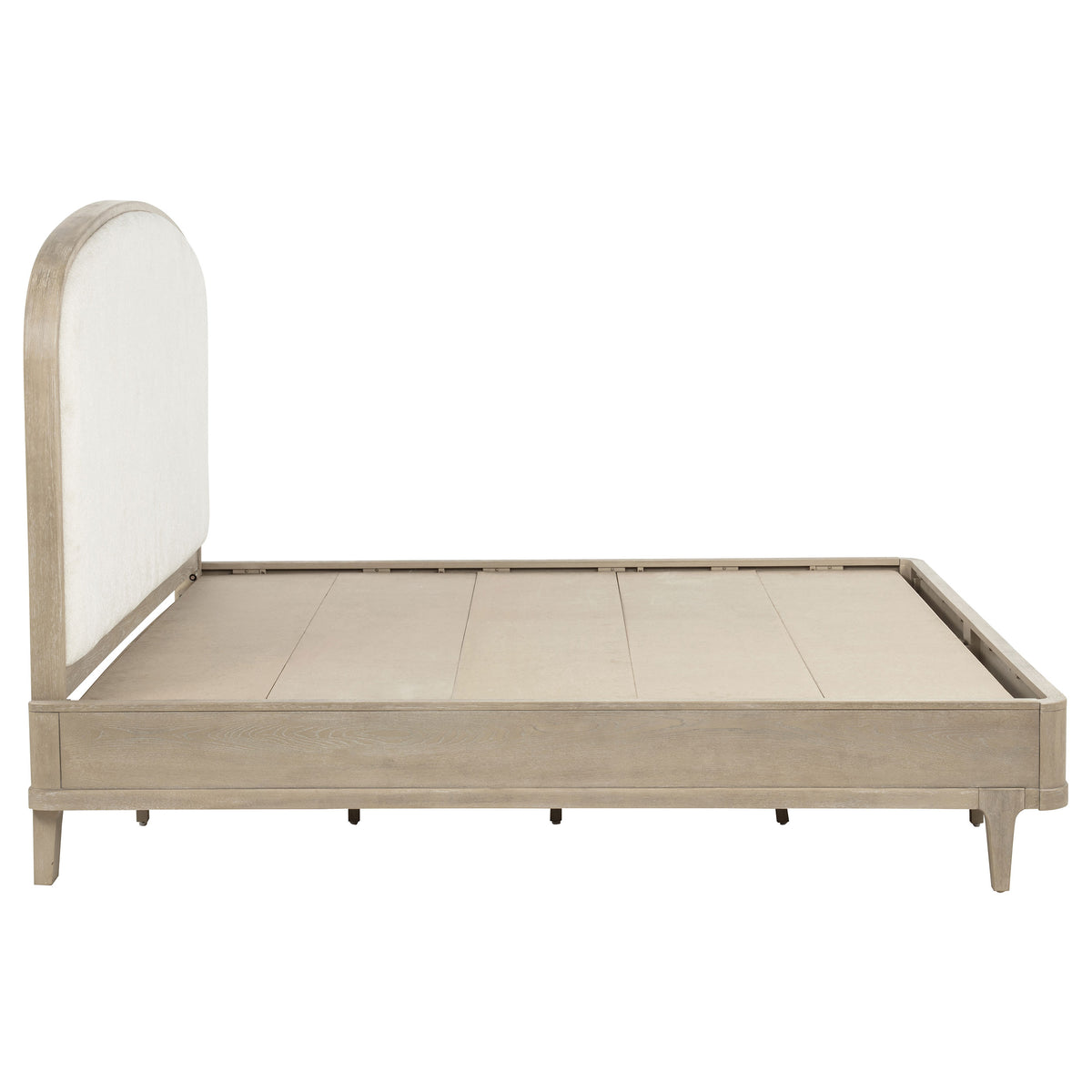 Lucaire Queen Upholstered Panel Bed Sandstone