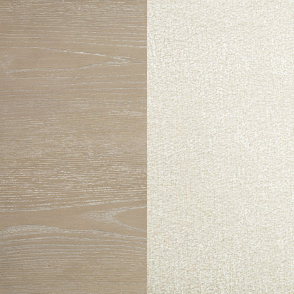 Lucaire Queen Upholstered Panel Bed Sandstone