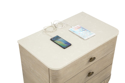 Lucaire 4-piece Queen Bedroom Set Sandstone