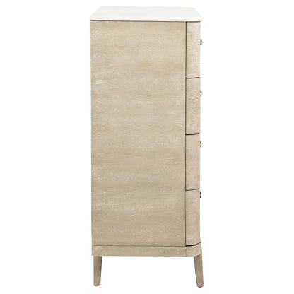 Lucaire 5-drawer Chest of Drawers Sandstone