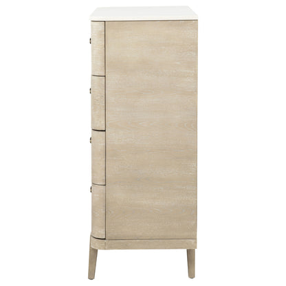 Lucaire 5-drawer Chest of Drawers Sandstone