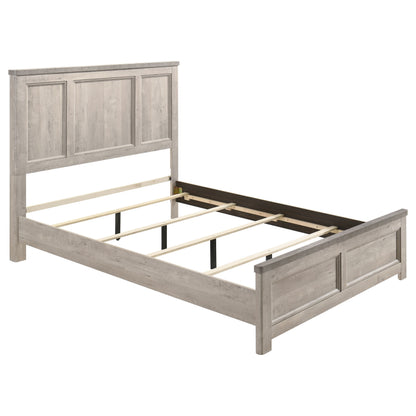 Nevado 4-Piece Queen Panel Bedroom Set Grey and Weathered Taupe