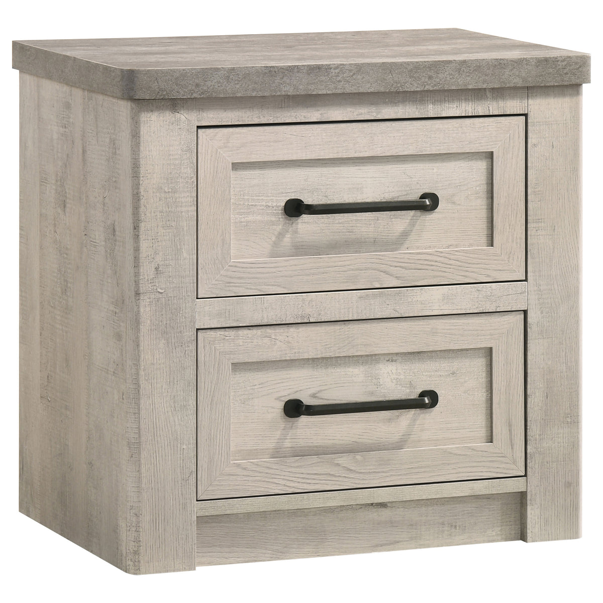 Nevado 5-Piece Queen Panel Bedroom Set Grey and Weathered Taupe