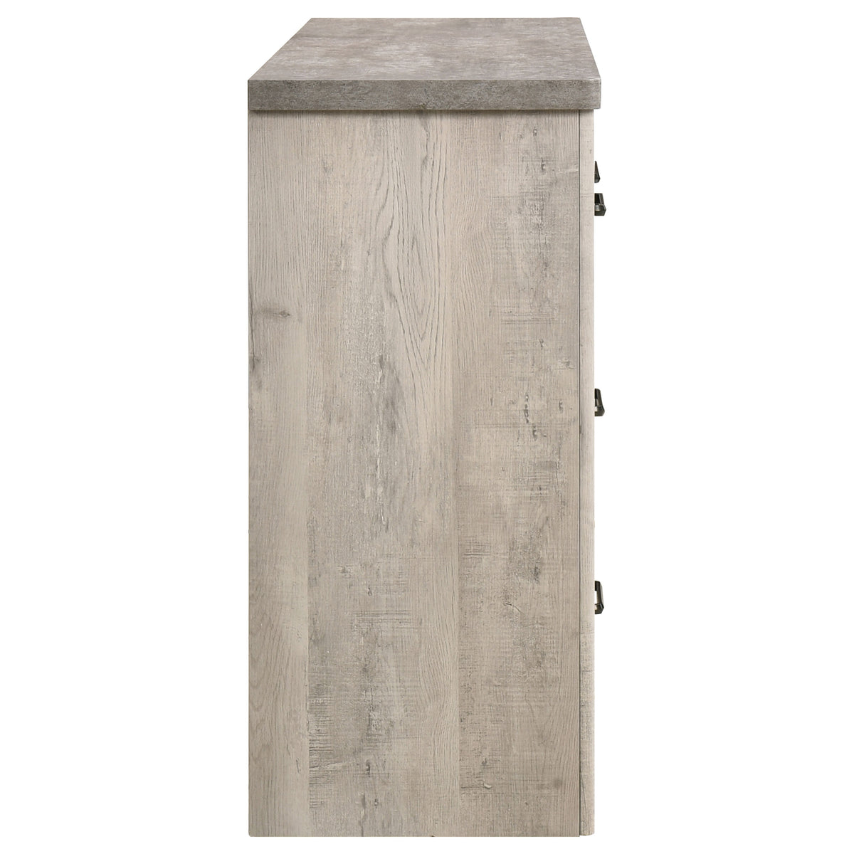 Nevado Farmhouse 7-Drawer Dresser Grey and Weathered Taupe