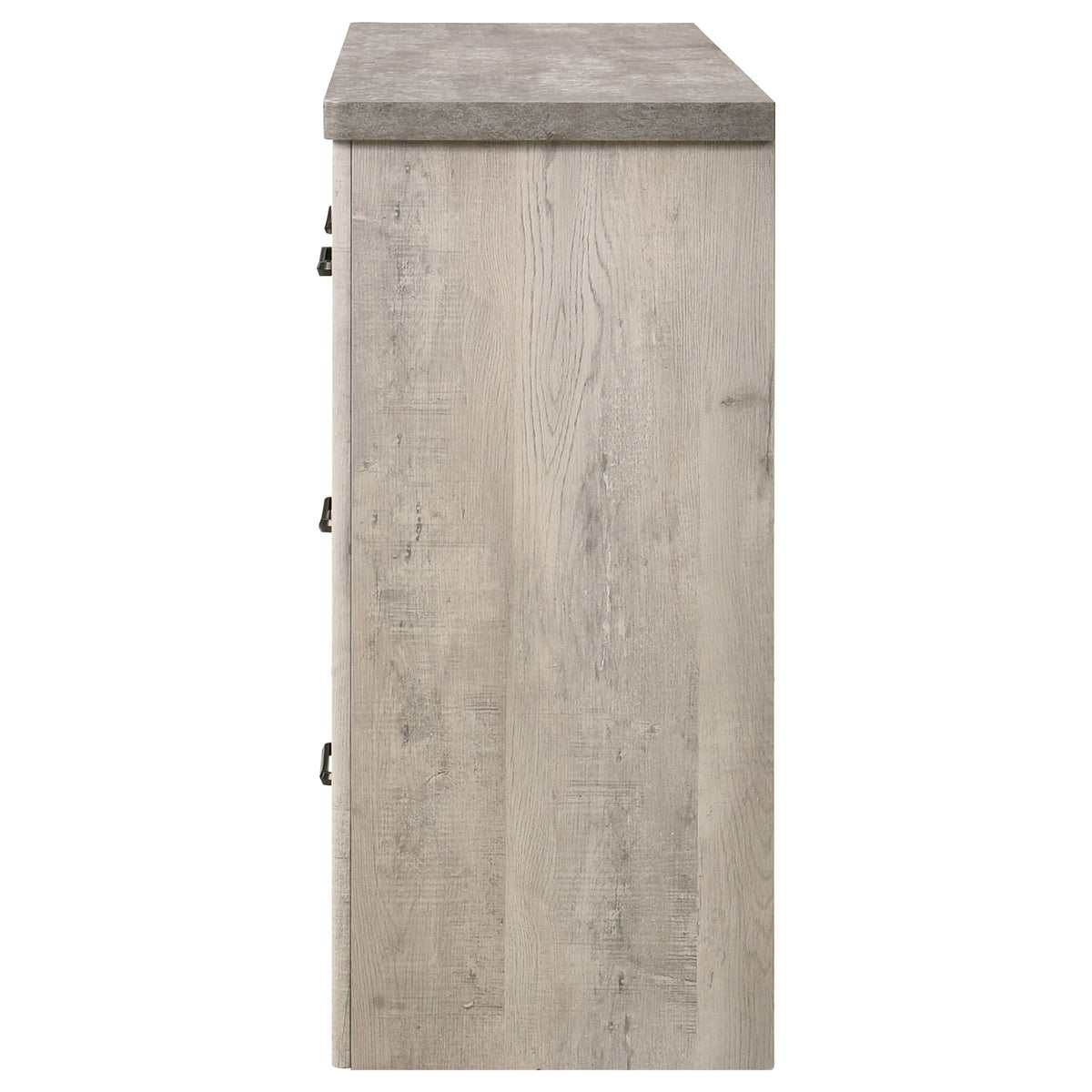 Nevado Farmhouse 7-Drawer Dresser Grey and Weathered Taupe