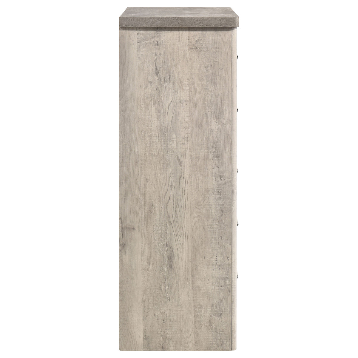 Nevado Farmhouse 5-Drawer Chest Grey and Weathered Taupe