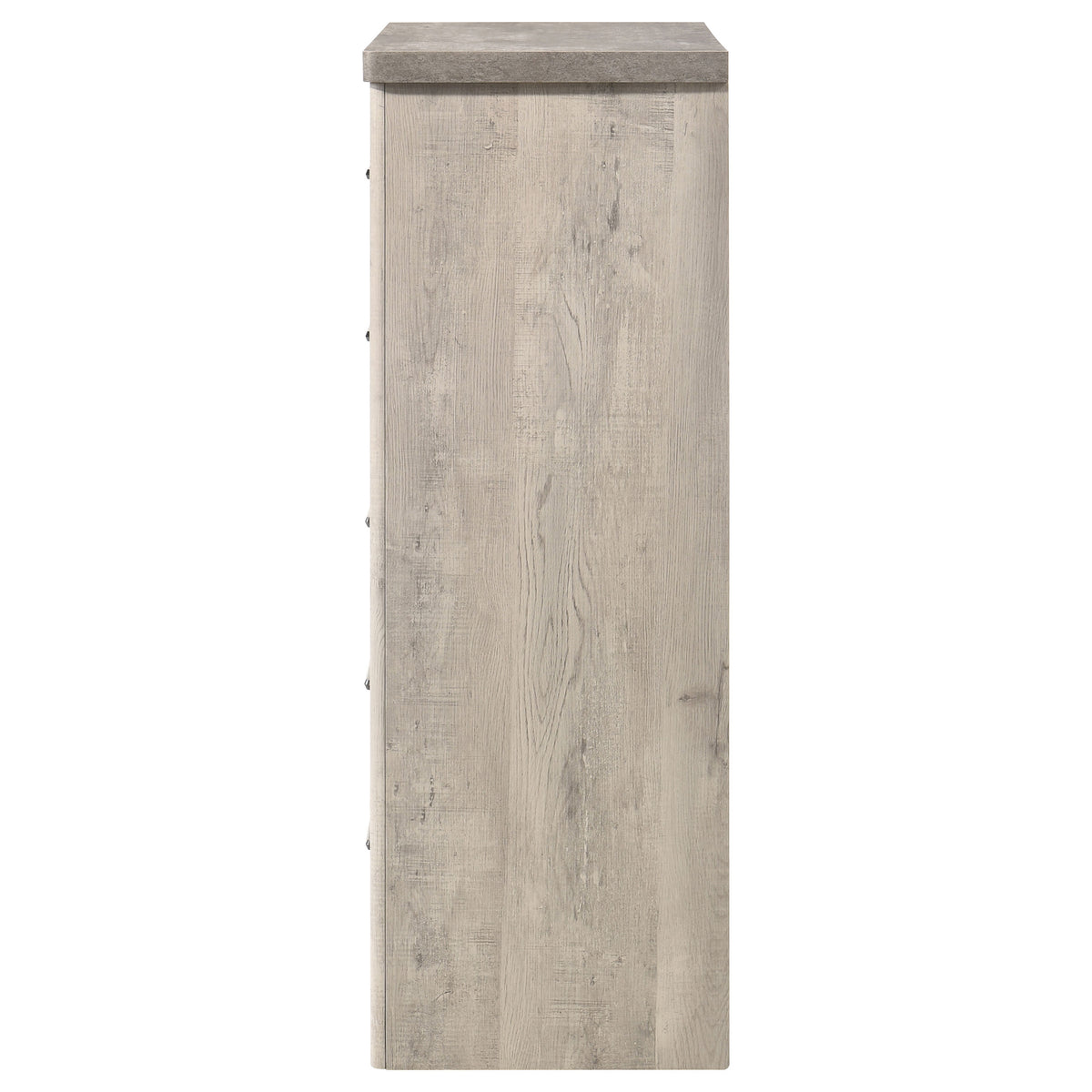 Nevado Farmhouse 5-Drawer Chest Grey and Weathered Taupe