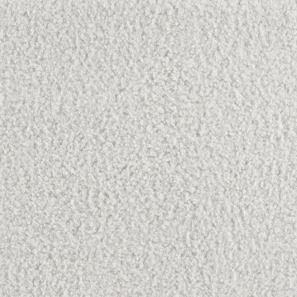 Alamosa Eastern King Boucle Upholstered Wingback Platform Bed White