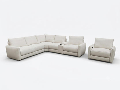 Valle Contemporary Power Recliner with USB-C Charging Pearl