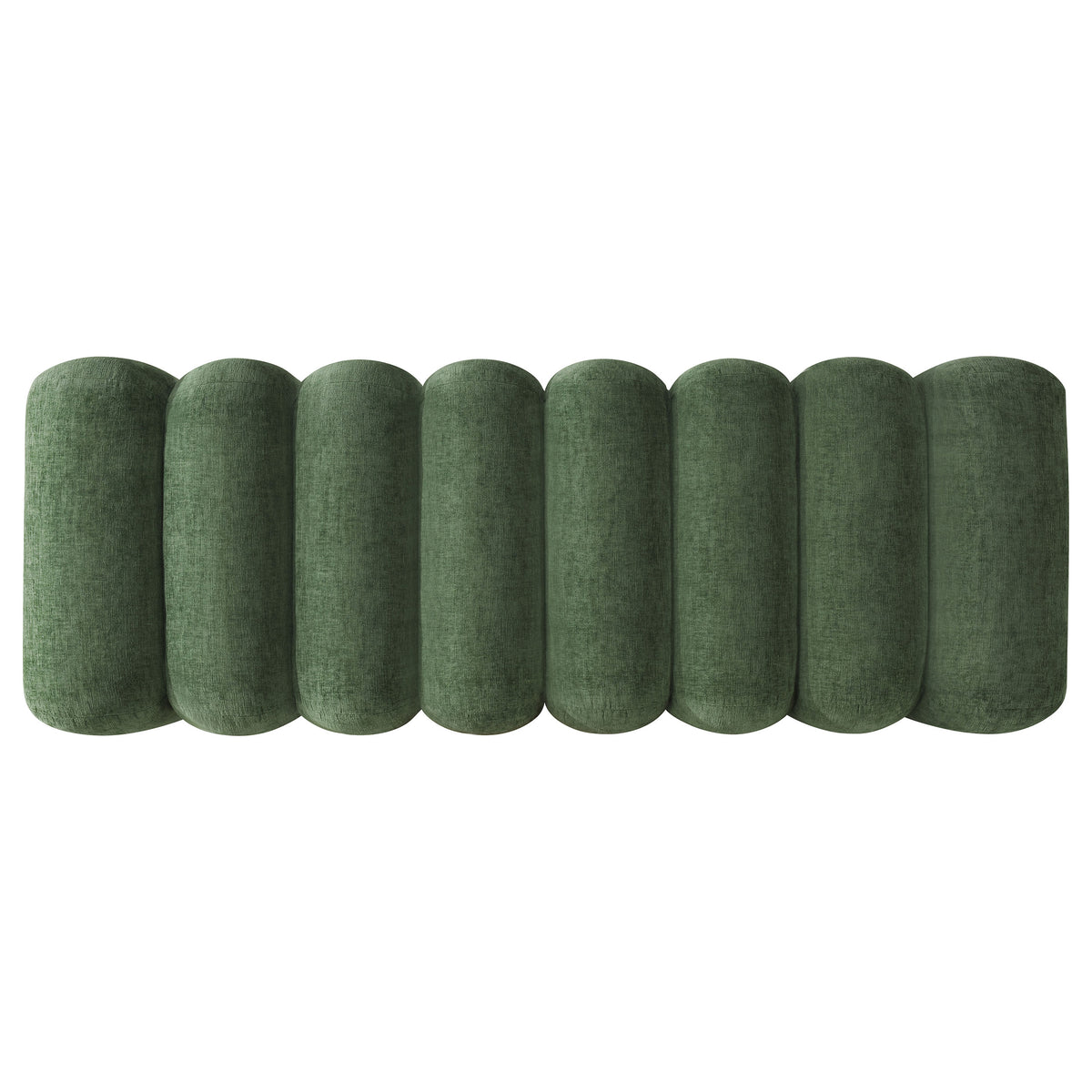 Summer Upholstered Channel Accent Bench Green