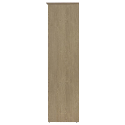 Arvida 2-door Bedroom Wardrobe Storage Cabinet Armoire Latte