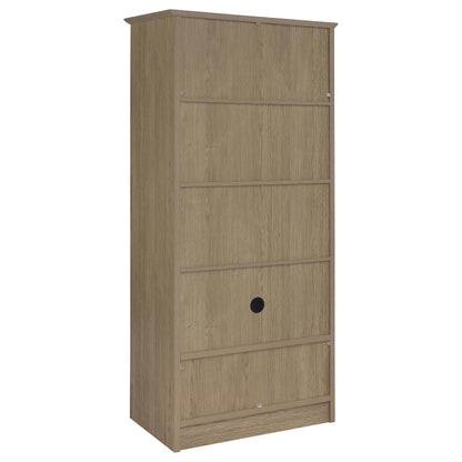 Arvida 2-door Bedroom Wardrobe Storage Cabinet Armoire Latte