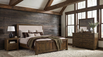 Doherty 4-piece California King Bedroom Set Rustic Brown