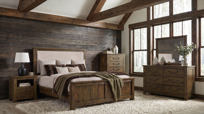 Doherty 6-drawer Bedroom Dresser Rustic Brown