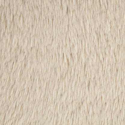 Lacombe Faux Fur Accent Chair Latte