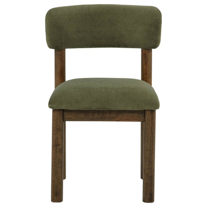 Faulkner 5-piece 48-inch Round Dining Set Moss Green