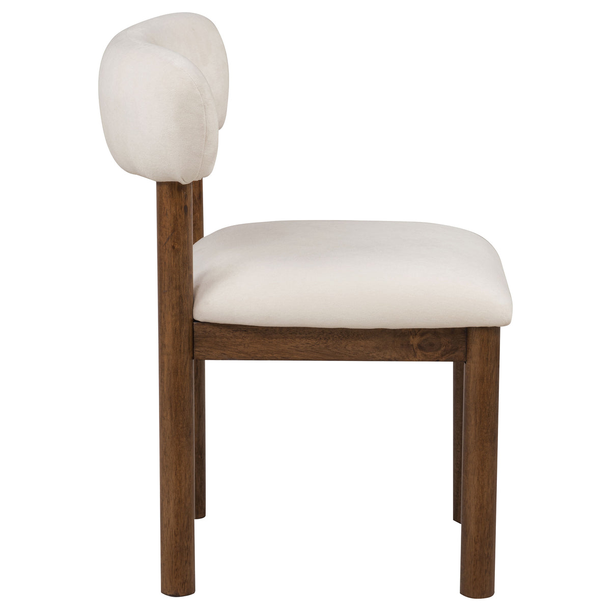 Faulkner Upholstered Dining Side Chair Cream (Set of 2)