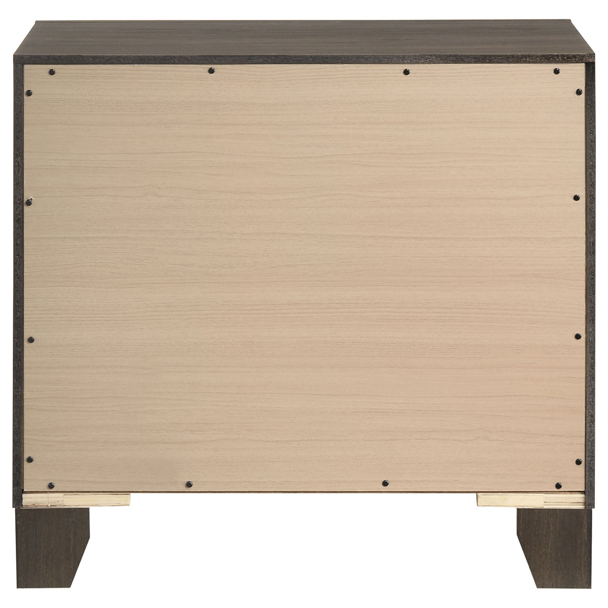 Farre 3-drawer Nightstand Bedside Table Dark Brown