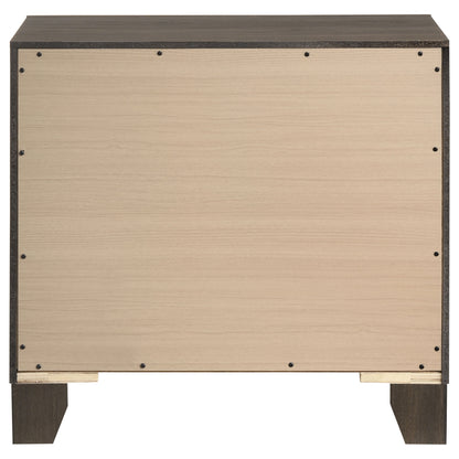 Farre 3-drawer Nightstand Bedside Table Dark Brown