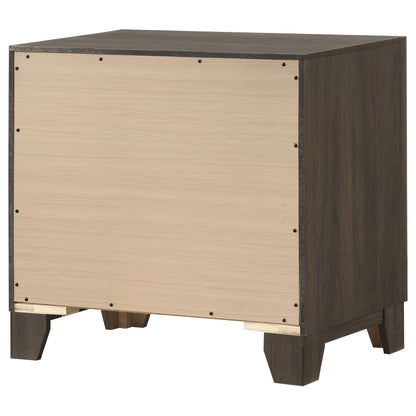 Farre 3-drawer Nightstand Bedside Table Dark Brown