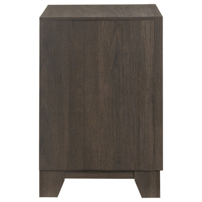 Farre 3-drawer Nightstand Bedside Table Dark Brown