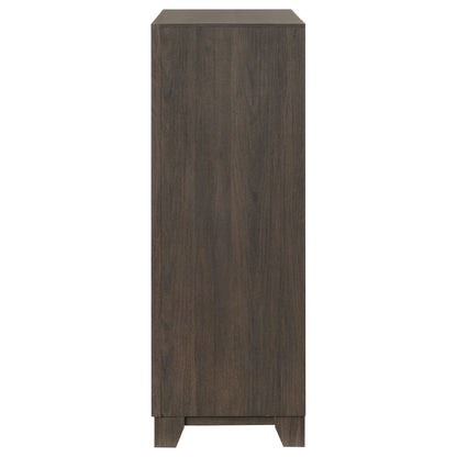 Farre 5-drawer Chest of Drawers Dark Brown