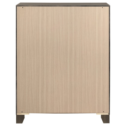 Farre 5-drawer Chest of Drawers Dark Brown