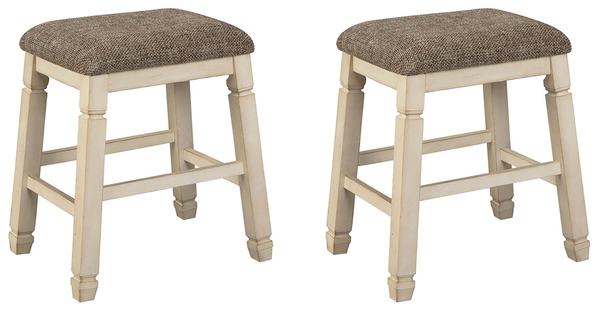 Ashley Express - Bolanburg Upholstered Stool (2/CN)