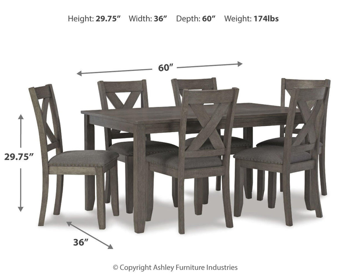 Caitbrook RECT DRM Table Set (7/CN)