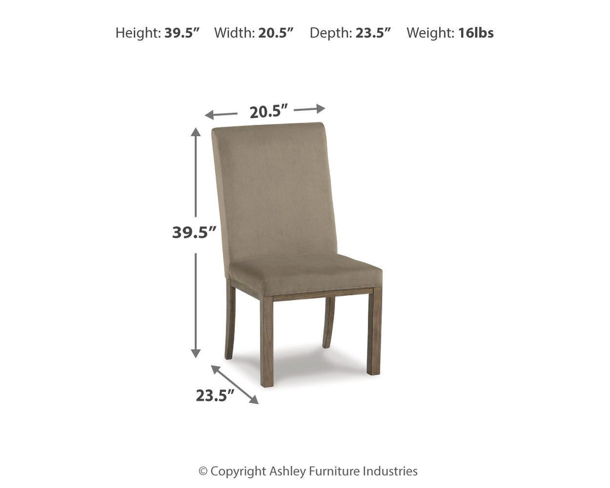 Ashley Express - Chrestner Dining UPH Side Chair (2/CN)