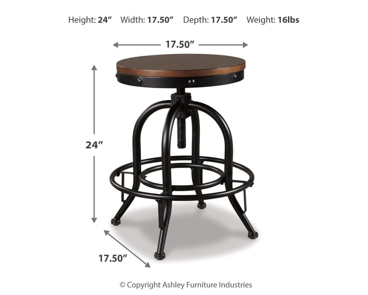 Ashley Express - Valebeck Swivel Barstool (2/CN)