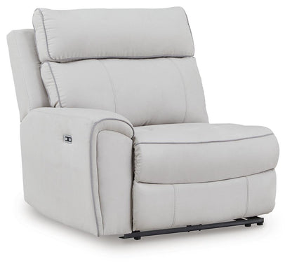 Social Pointe 7-Piece Reclining Sectional with Storage Consoles