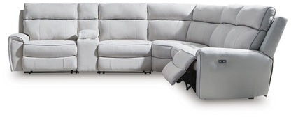 Social Pointe 6-Piece Power Reclining Sectional
