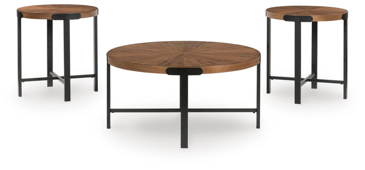 Ashley Express - Crosstrail Occasional Table Set (3/CN)
