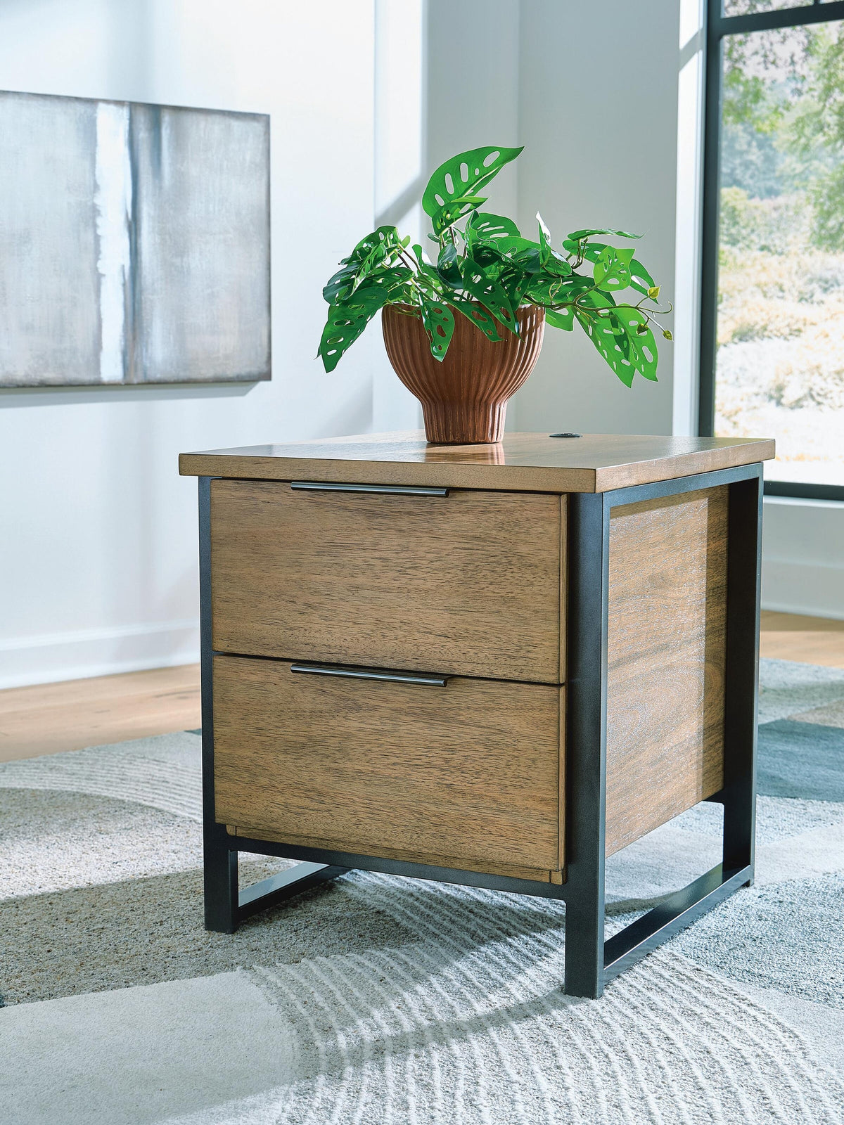 Ashley Express - Montia Rectangular End Table